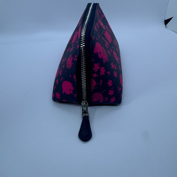 Coach Sienna Rose Print Midnight Pink Ruby Cosmetic Bag - Picture 3 of 15